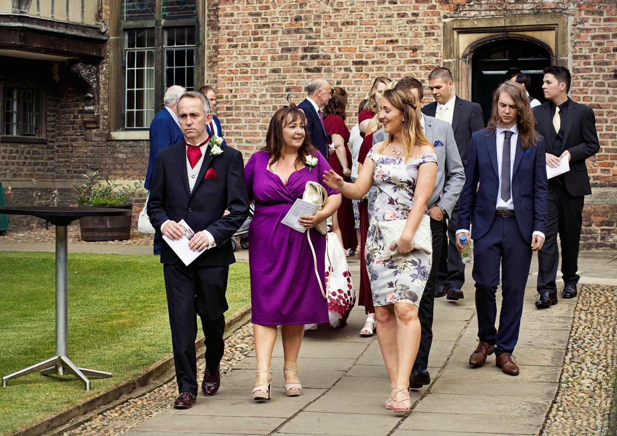 wedding guests