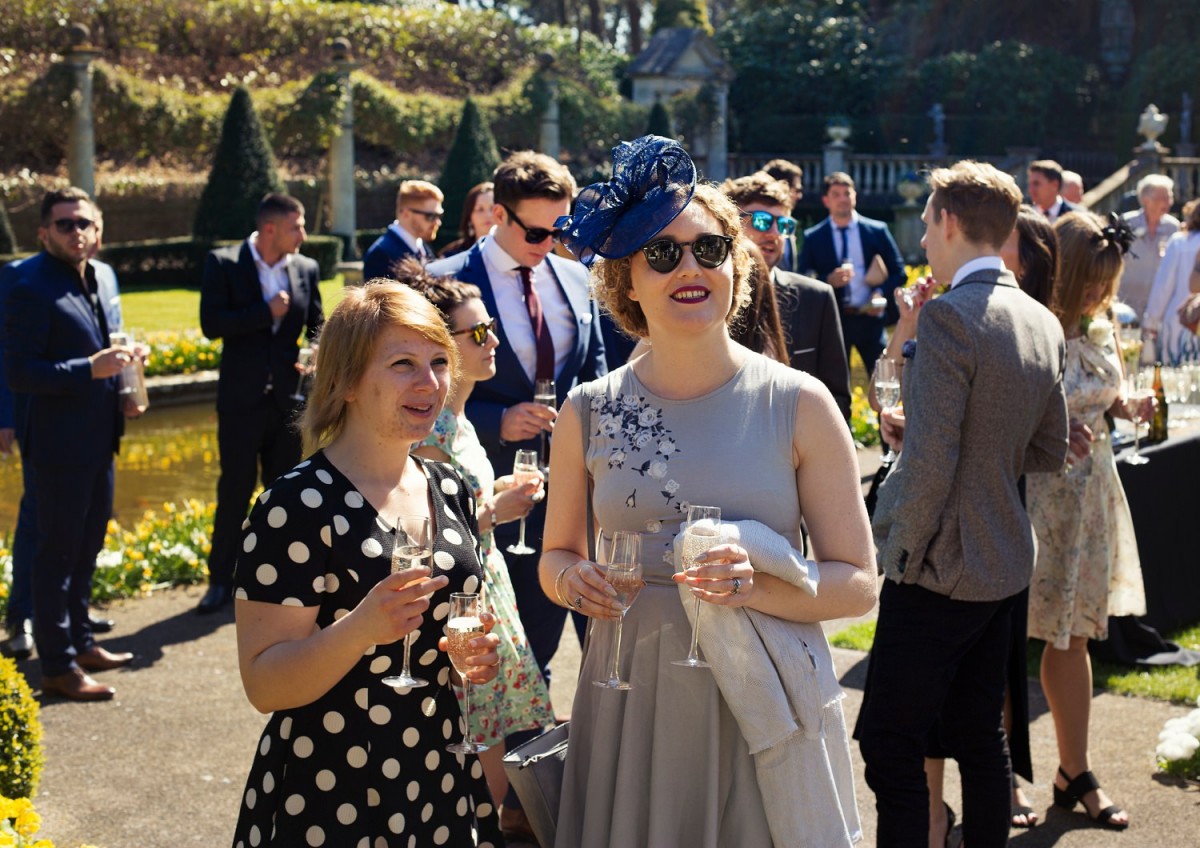 guests in garden