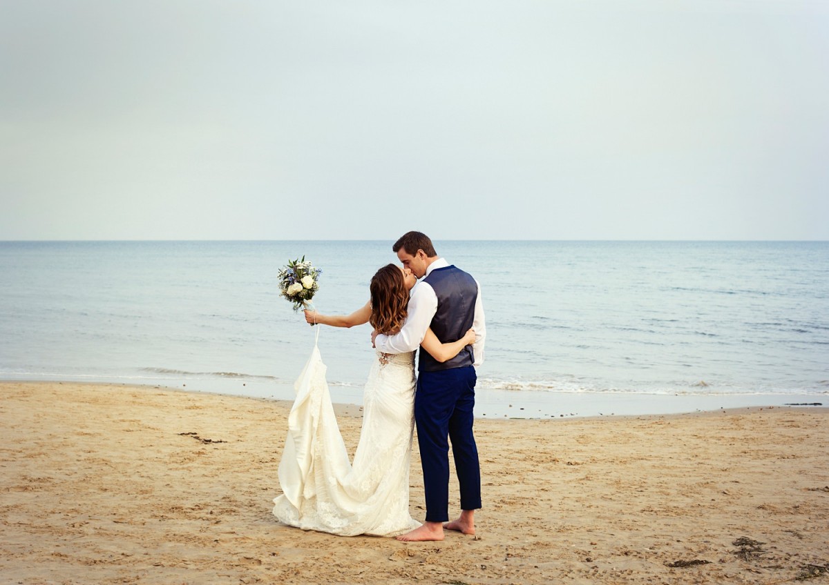 on the beach