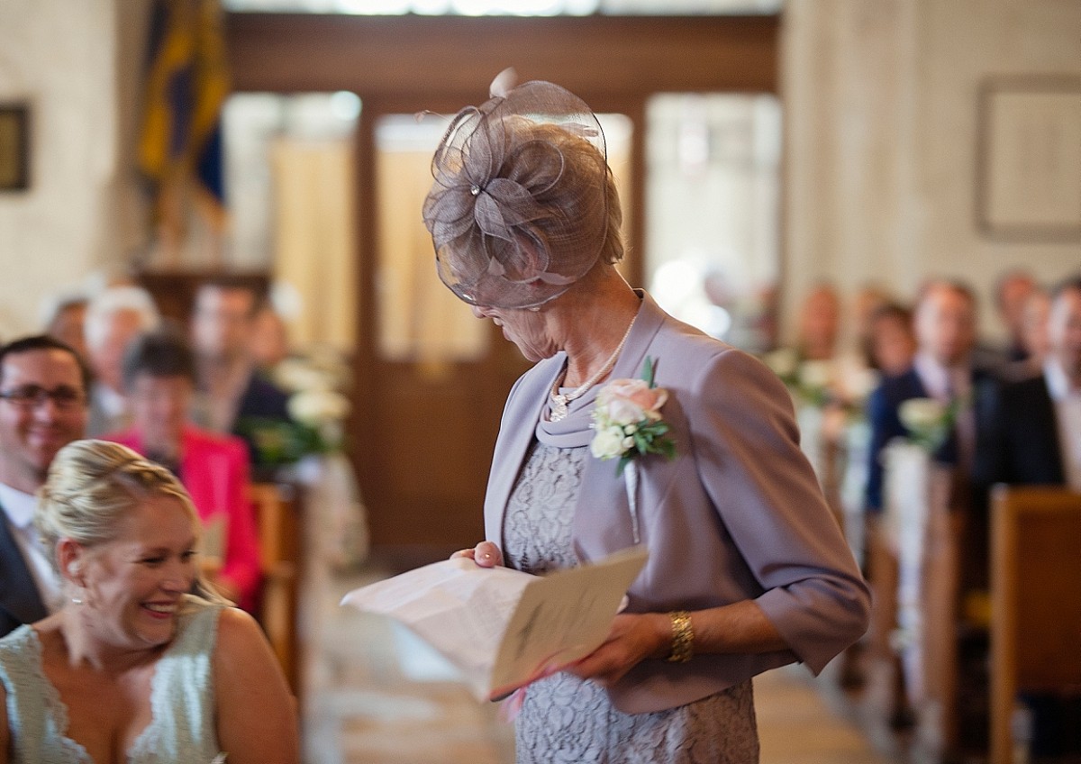 weading reading in church